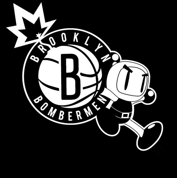 Brooklyn Bombermen logo iron on transfers